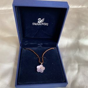 BNIB Swarovski Flower Necklace